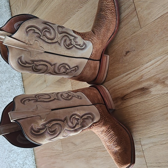 Men's Rios Of Mercedes Carpincho CR9015 Cowboy Boots Size 9D - Picture 11 of 11